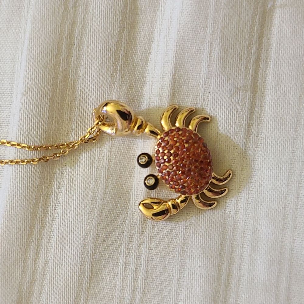 Kate spade crab necklace